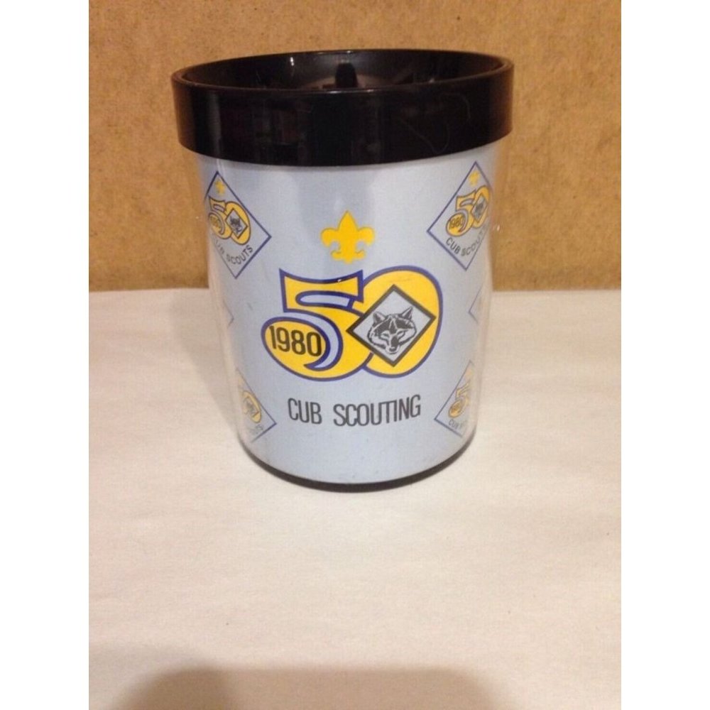 Vintage Cub Scout Thermo-Serv mug 1980 50 years celebration